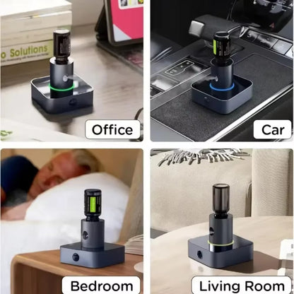 Electric Aroma Diffuser Waterless Essential Oil Diffuser 2200Mah Battery Fragrance Diffuser Aluminum Alloy Home Freshener Device