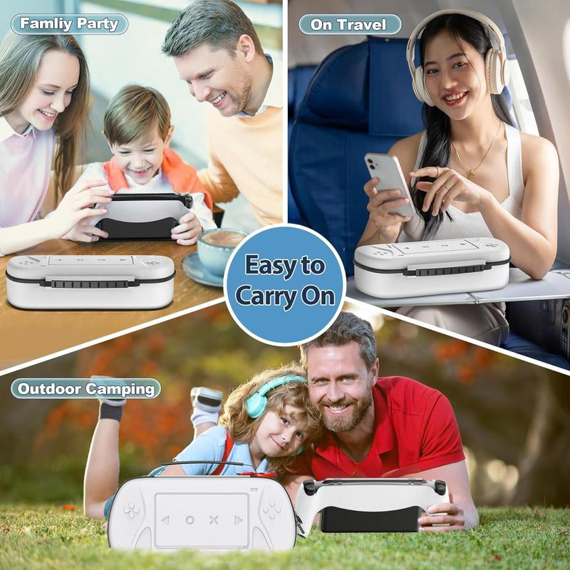 Carry Case Compatible with Playstation Portal Remote Player, Protective Case with Zip Pocket for PS Portal Accessories, Hard Travel Case Bag for PS Portal, Game Console Accessories