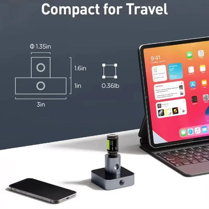 Electric Aroma Diffuser Waterless Essential Oil Diffuser 2200Mah Battery Fragrance Diffuser Aluminum Alloy Home Freshener Device