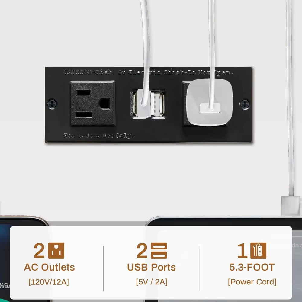 L Shaped Computer Desk, 63” Reversible Office Desk or Corner Desk with Storage Shelves, White Gaming Desk with LED Lights, Powe