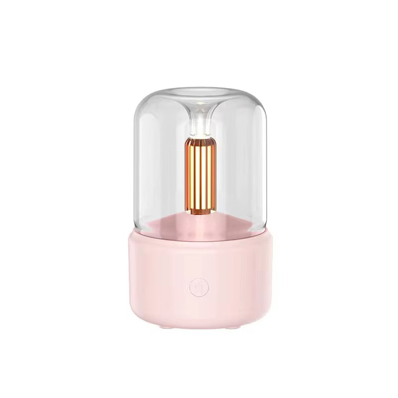 New Creative Candlelight Aromatherapy Machine USB Plug in Desktop Atmosphere Candlelight Lamp Home Aromatherapy Humidifier