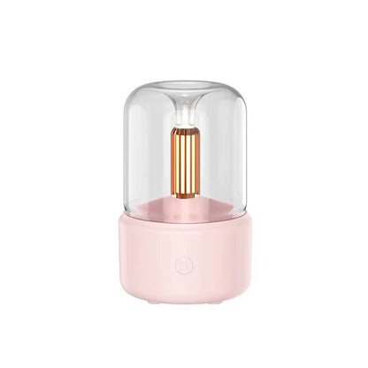 New Creative Candlelight Aromatherapy Machine USB Plug in Desktop Atmosphere Candlelight Lamp Home Aromatherapy Humidifier