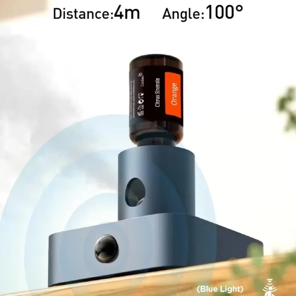 Electric Aroma Diffuser Waterless Essential Oil Diffuser 2200Mah Battery Fragrance Diffuser Aluminum Alloy Home Freshener Device