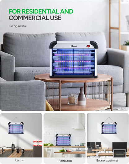 LED Bug Zapper Indoor, 10 Years Lifespan 3 Lamps Sustainable Less Power, 3800V