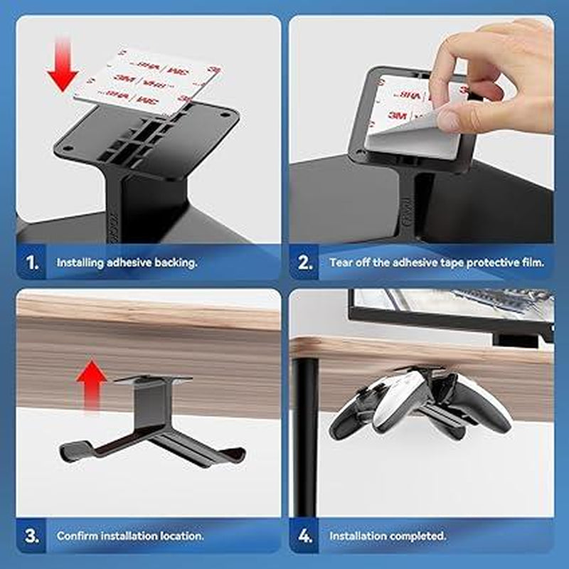 Gaming Gear Holder for under Desk Setups