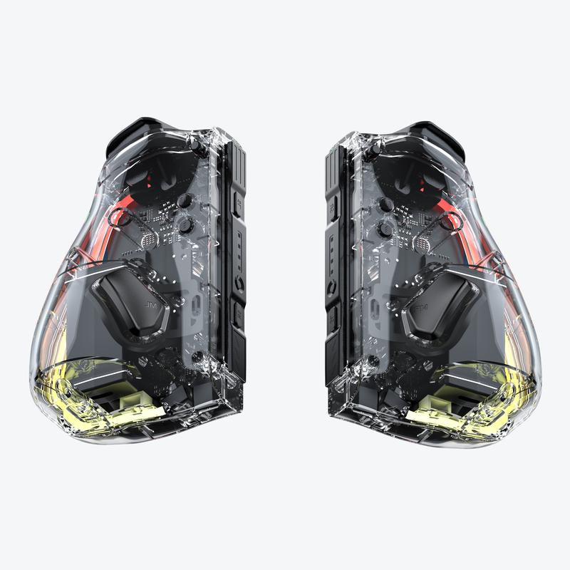 Linyuvo KS40 Joypad Transparent Wireless Six-Axis Joy Controller Gamepad Joy Wireless Gamepad Motion Control for Nintendo Switch Playstation Controller&Christmas Console Smartphone