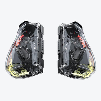 Linyuvo KS40 Joypad Transparent Wireless Six-Axis Joy Controller Gamepad Joy Wireless Gamepad Motion Control for Nintendo Switch Playstation Controller&Christmas Console Smartphone