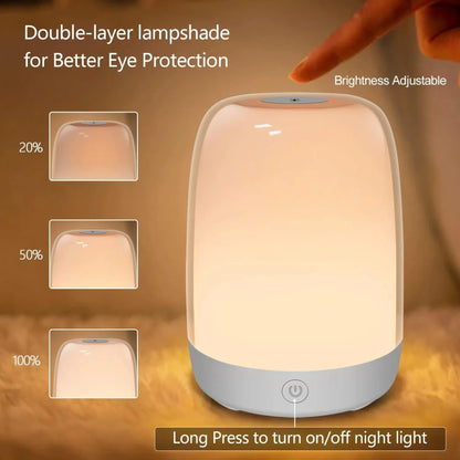 Sunrise Alarm Clock, Wake up Light Alarm Clock, 3 Ways Dimmable Modern Small Digital RGB Bedside Lamp for Heavy Sleeper