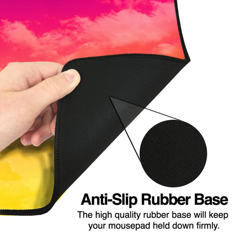 Extra Large Bus Sunset Mousepad - Popular Gaming Accessories - Anti-Slip Rubber Base, Gaming Deskmat