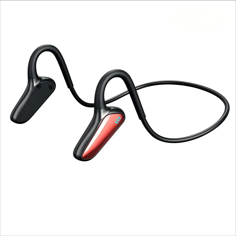 Wireless Bluetooth Headphones Neckband Headphones with Mic Bone Conduction Headphones Sports Headphones