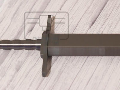 3D Printed - Sword Dice Holder with 3D Design and Numbered Dice