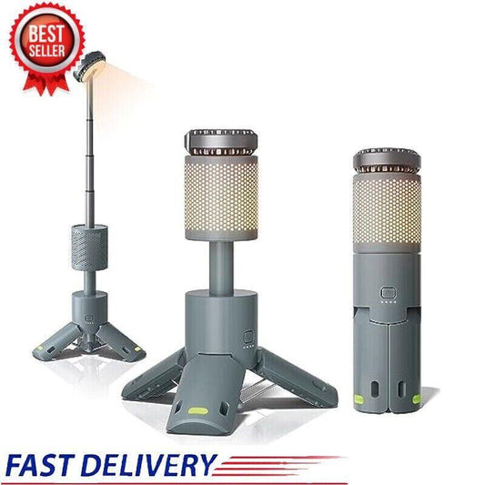 Camping Lantern Rechargeable, Camping Light with Bright 32 LED, Battery Operated Lights with 10000Mah Batteries, Outdoor Portable Lanterns for Emergency, Outages, Hiking, Camping Ect. IPX7 Waterproof