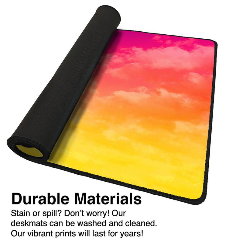 Extra Large Bus Sunset Mousepad - Popular Gaming Accessories - Anti-Slip Rubber Base, Gaming Deskmat