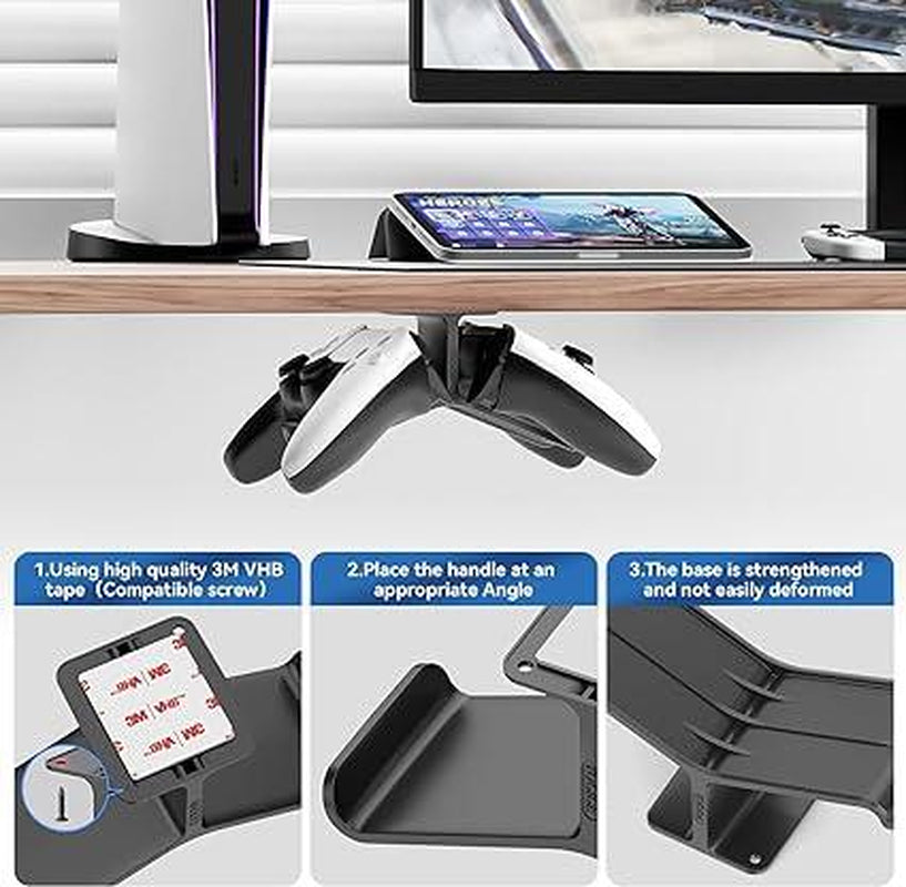 Gaming Gear Holder for under Desk Setups
