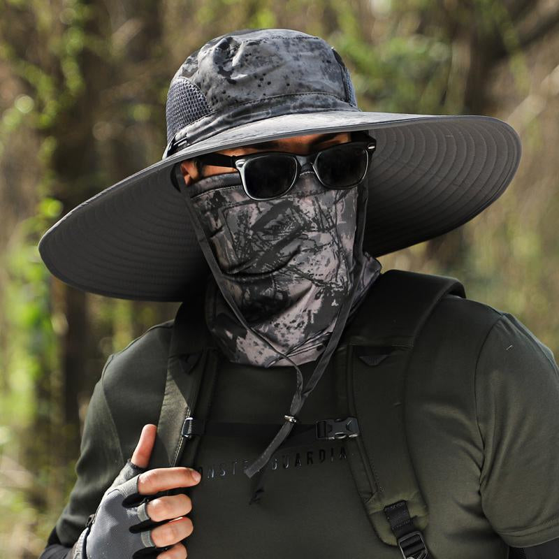 2025 New Solar Fan Outdoor Fishing Hat-Solar Sun Protection Sun Hat with Fan Solar Fan Hat Dual Power Supply Fan Outdoor Fan Solar Fan Hat with Adjustable Angle